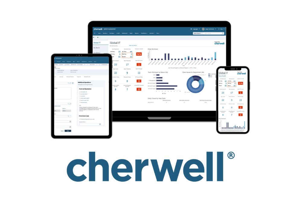 Cherwell logo with screenshot