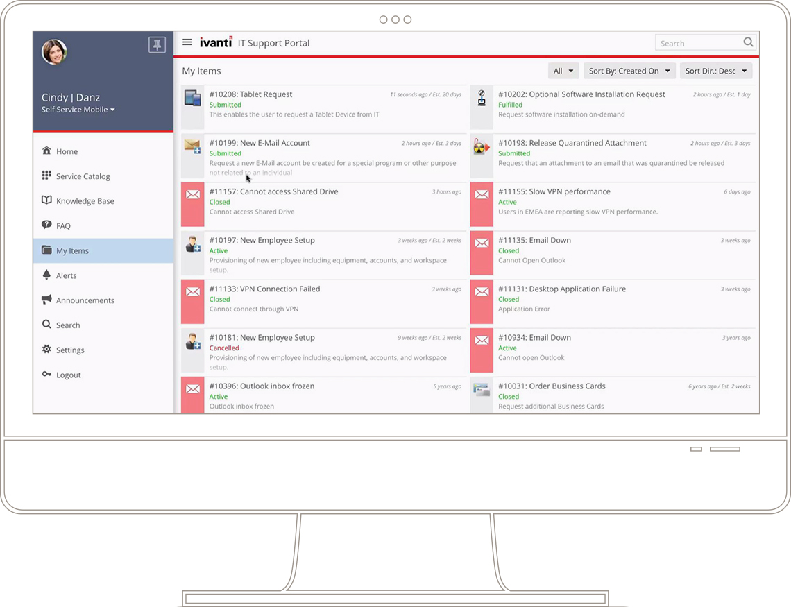 Desktop-MobileSelfService-screenshot